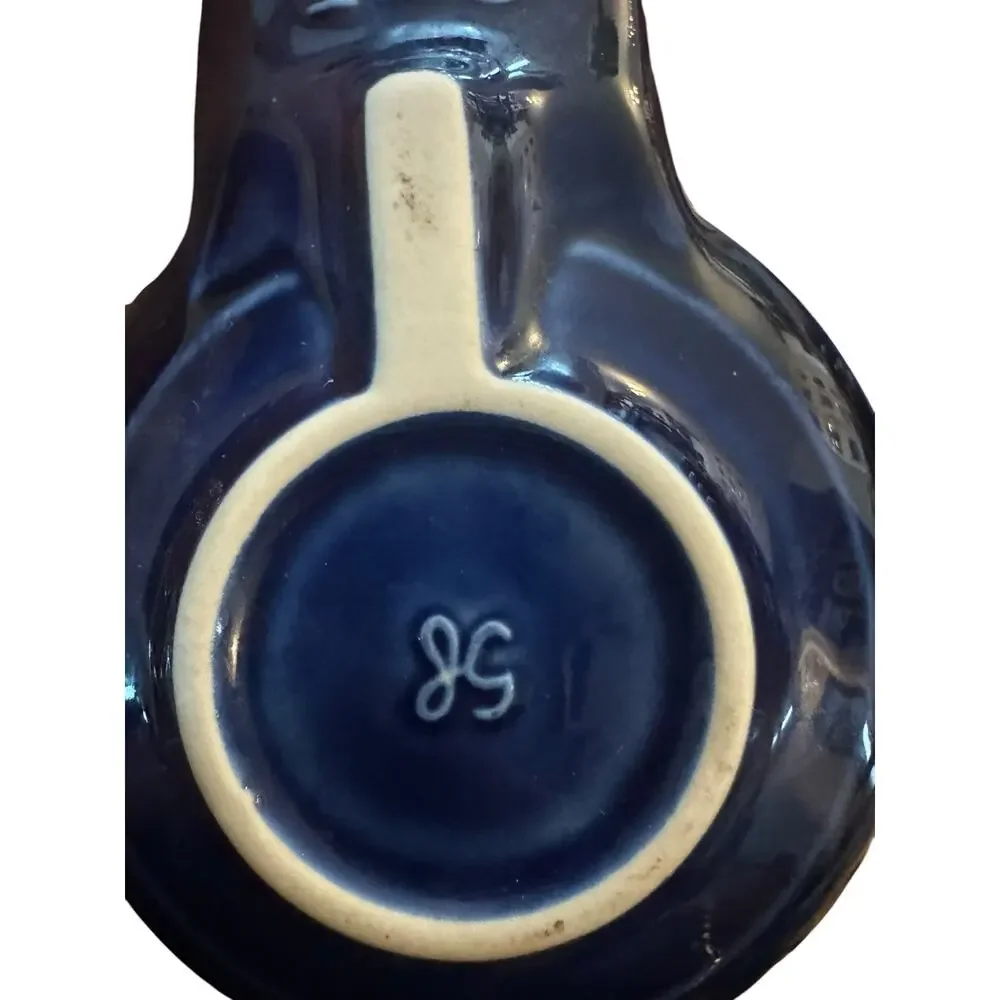 Fiesta Cobalt Blue Spoon Rest Fiestaware Homer Laughlin USA Retired Color